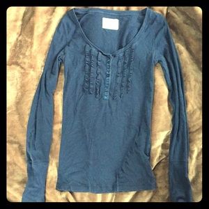 Blue Long Sleeve Top!